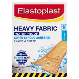 Elastoplast Heavy Fabric Waterproof Plasters 16 Pack