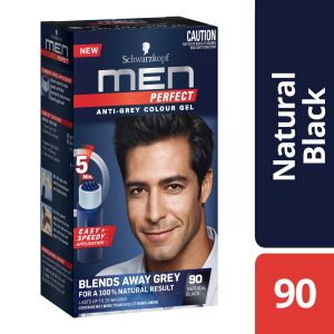 Schwarzkopf Men Perfect Anti-Grey Colour Gel 90 Natural Black