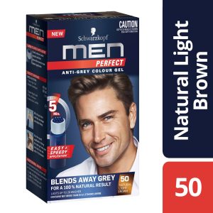 Schwarzkopf Men Perfect Anti-Grey Colour Gel 50 Natural Light Brown