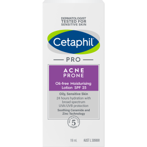 Cetaphil Pro Acne Prone Oil-Free Moisturising Lotion SPF25 118ml