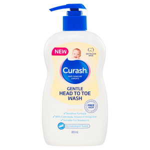 Curash Gentle Head To Toe Wash 400mL