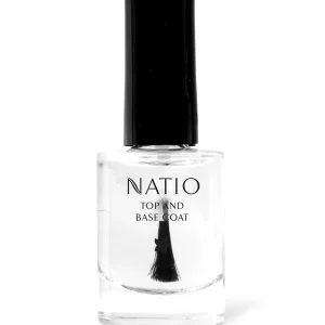 Natio Nail Colour Top & Base Coat 10ml
