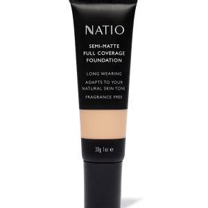 Natio Semi-Matte Full Coverage Foundation Chai 30g