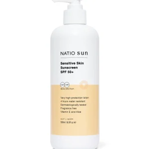 Natio Sensitive Skin Sunscreen SPF 50+ 500ml