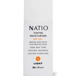 Natio Tinted Moisturiser SPF 50+ Light