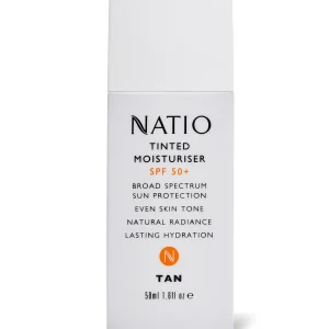 Natio Tinted Moisturiser SPF 50+ Tan