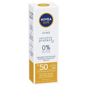 Nivea Sun UV Face Sensitive Protect SPF50 50ml