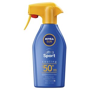 Nivea Sun Ultra Sport Cooling Sunscreen Trigger Spray SPF50+ 300ml