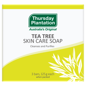 Thursday Plantation Tea Tree Skin Care Soap Bars 3 x 125g